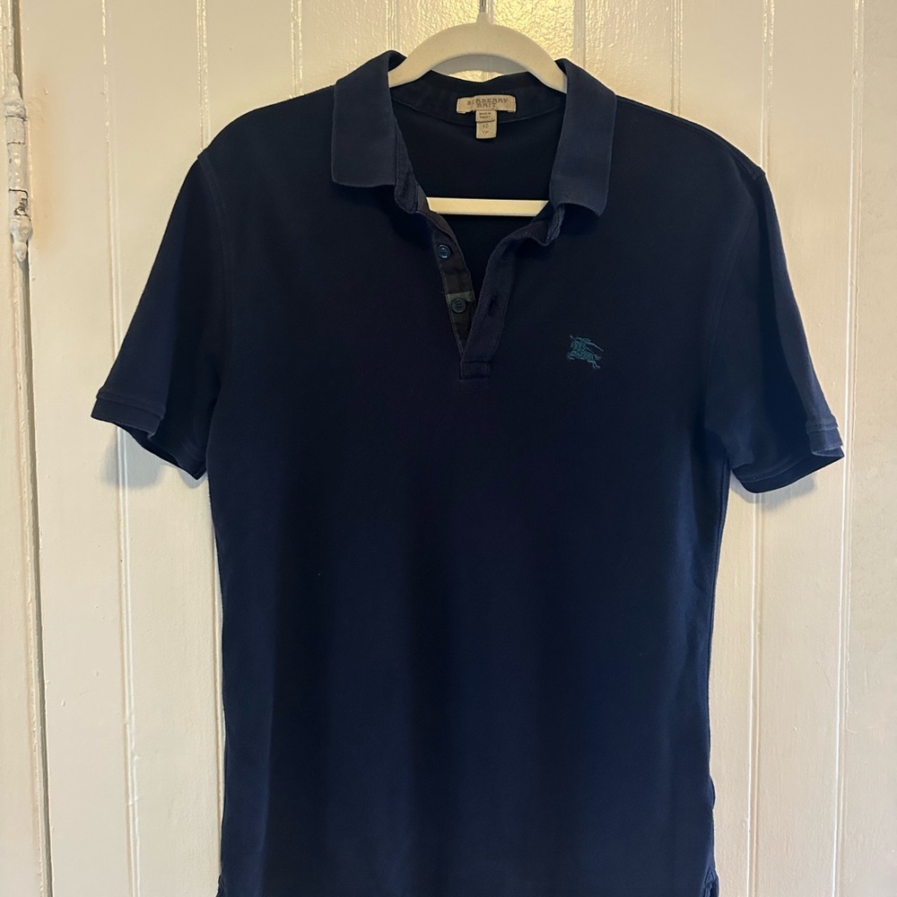 Burberry Men’s Polo - Navy